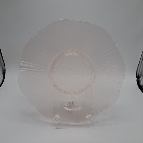 Macbeth Evans Pink Depression Glass American Sweetheart Dinner Plate - Picture 2 of 9